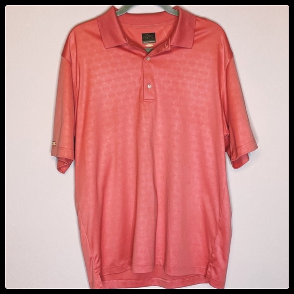 Greg Norman Coral Polo Shirt